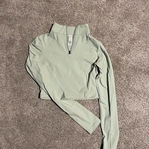 Balance (Now Vitality) Cropped long sleeve quarter zip